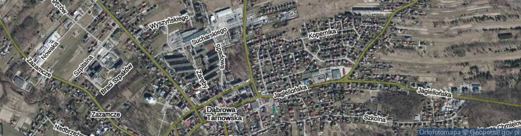 Zdjęcie satelitarne Broniewskiego ul.